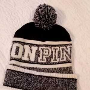 Pink nation women’s beanie osfm causal outerwear